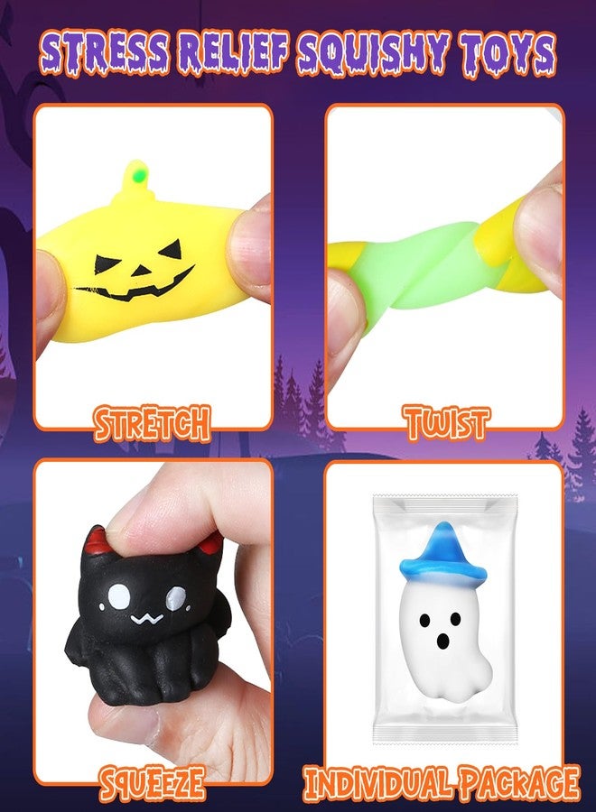 AuroTops 24 PCS Halloween Squishy Toys for Kids Halloween Party Favors Classies Character Squeeze Toys for Trick or Treat Gifts Bulk,Goodie Bags Stuffers for Kids Treat Bags Gifts Classroom Rewards - Image 5